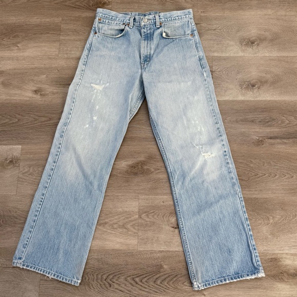 Vintage Levi's 557 Relaxed Bootcut Cowboy Jeans Men's Size 32x30 Made In Mexico - Picture 1 of 16